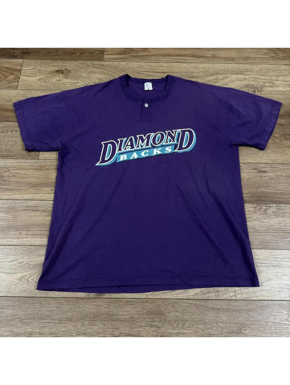 Vintage 90s Arizona Diamondbacks Purple Shirt Russell